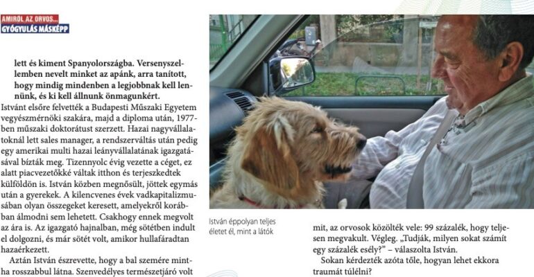 A betegség fék volt, a trauma ajándék | Interjú Dr. Tábor Istvánnal a Gyógyulás Másképp magazinban